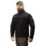 Hovergym Softshell Garnili Taktik Outdoor Polar Siyah